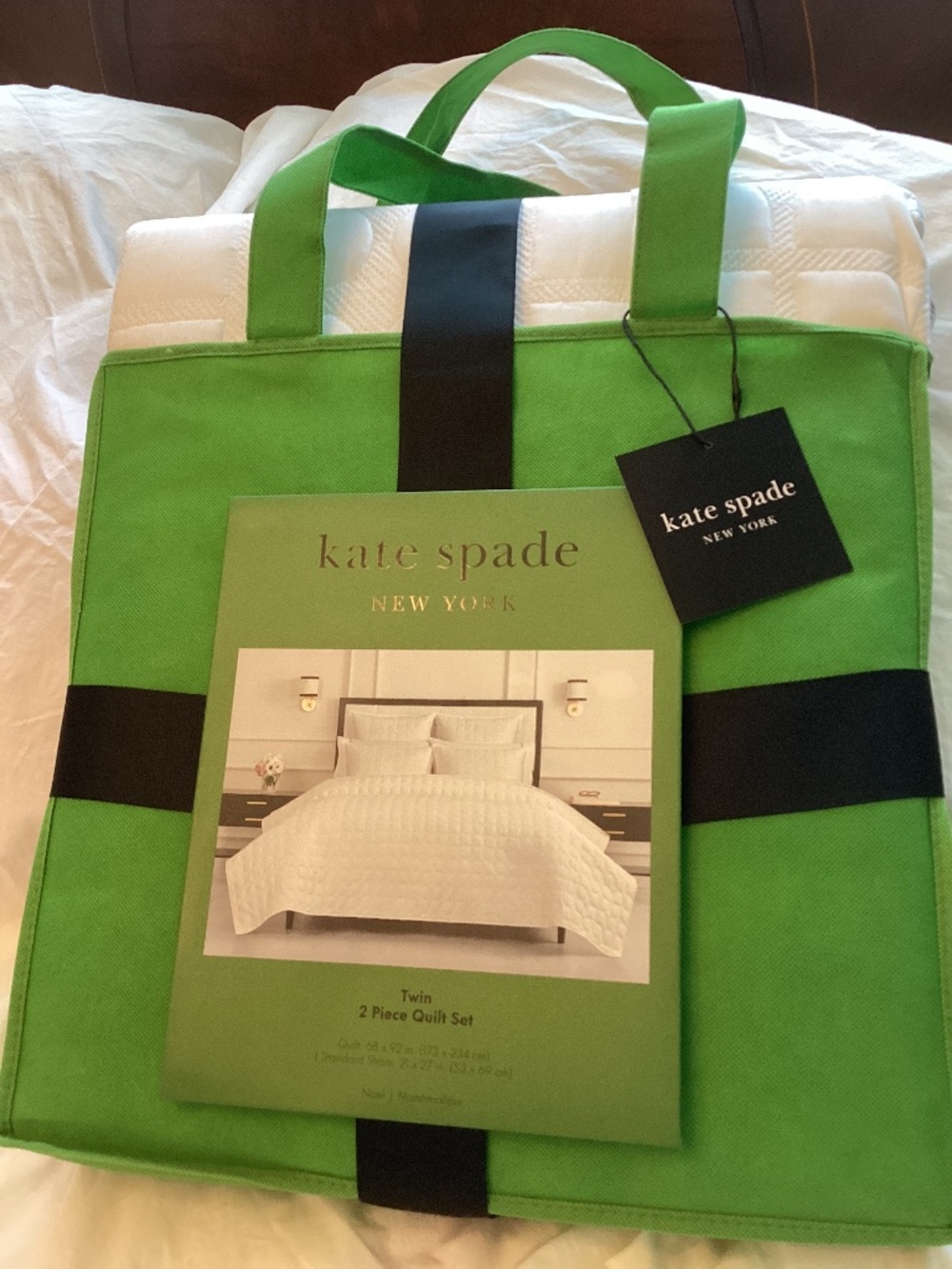 NIP Kate Spade twin bedspread